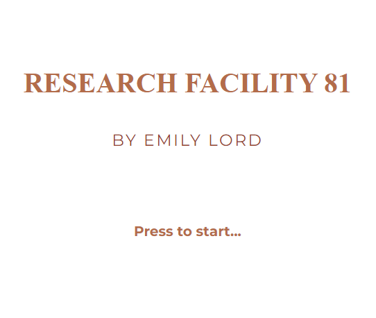Cover image for Research Facility 81