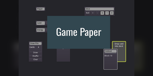 Cover image for Game Paper