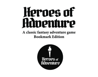 Heroes of Adventure Bookmark Edition  