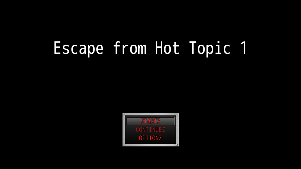 Cover image for ESCAPE FROM HOT TOPIC 1