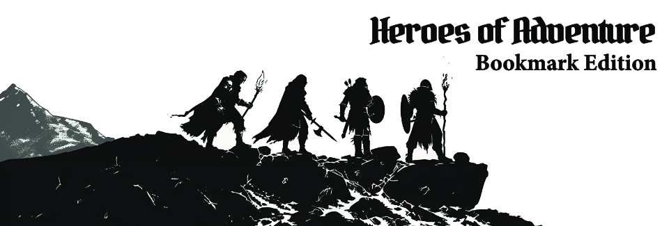 Heroes of Adventure Bookmark Edition