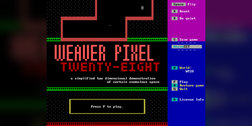 Cover image for Weaver Pixel Twenty-Eight