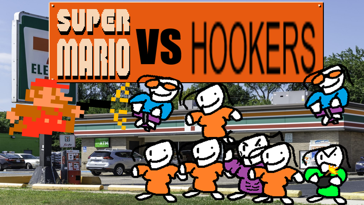 Mario VS Hookers (THE GAME) by slithy