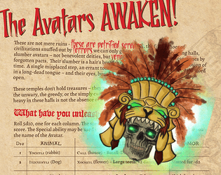 The Avatars Awaken  