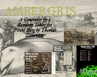 Ambergris - A Generator & Random Tables for Pirate Borg  