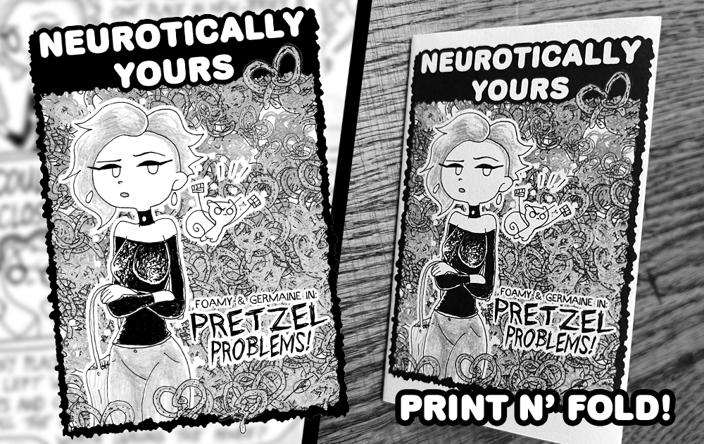 Pretzel Problems : (Neurotically Yours "BiTs") Printable Mini Comic  (Foamy The Squirrel)