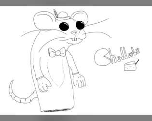 Cheddarbit the Mouse Puppet  