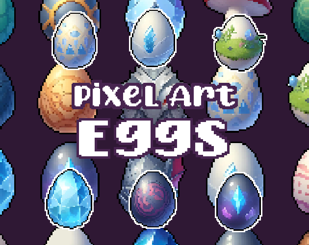 23+ Eggs - Pixelart - Icons