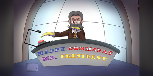 Cover image for Happy Doomsday, Mister President!