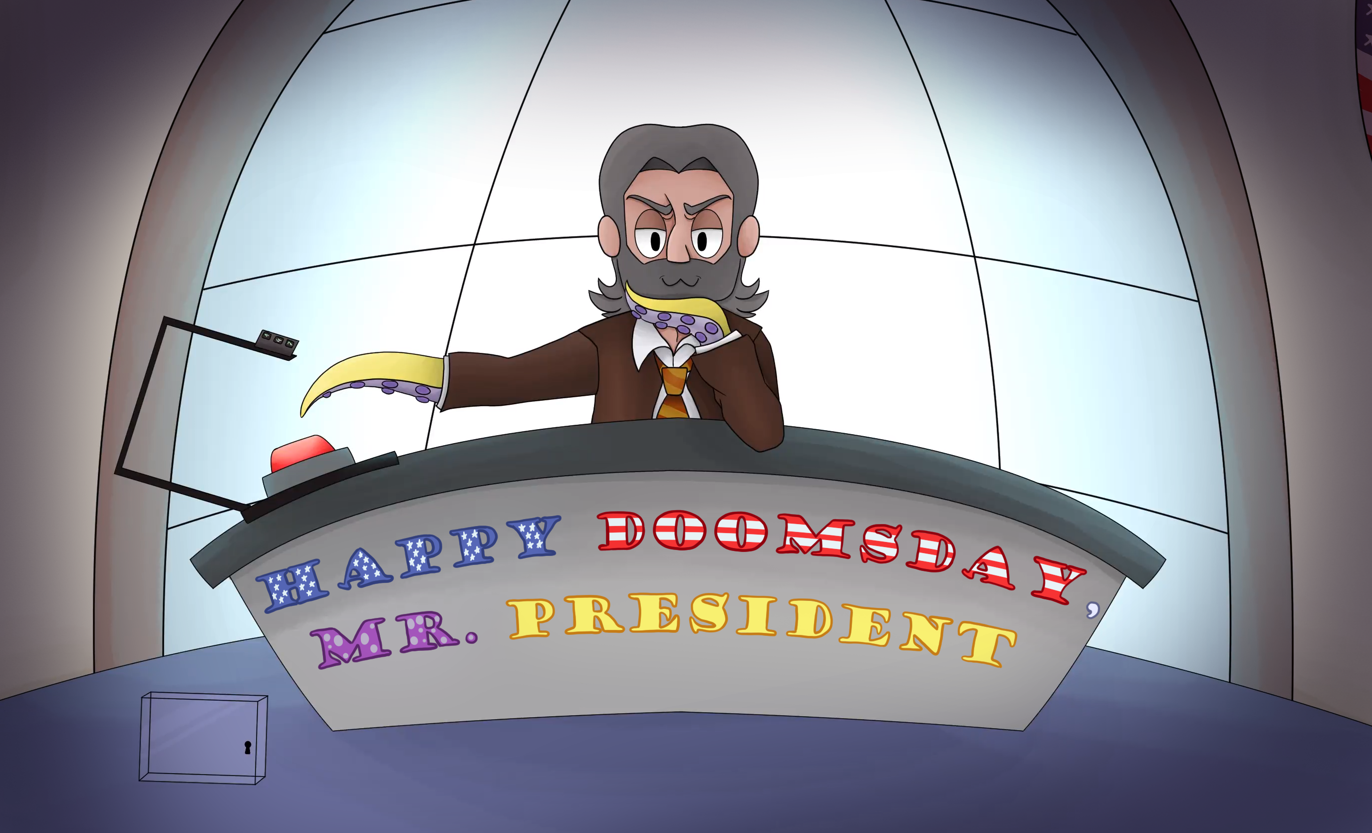 Cover image for Happy Doomsday, Mister President!