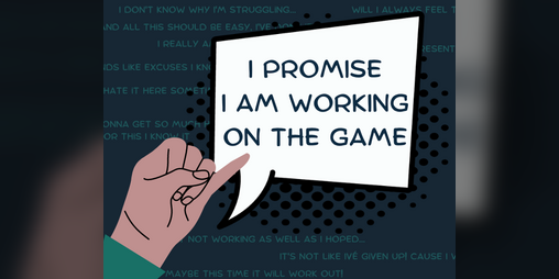 Cover image for I PROMISE I AM WORKING ON THE GAME