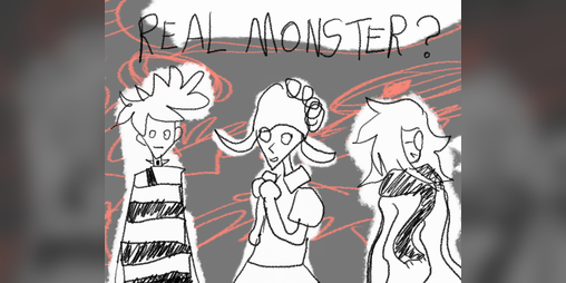 Cover image for Real monster