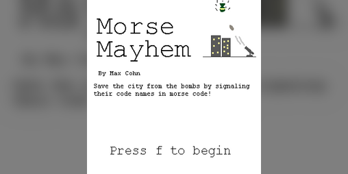 Cover image for Morse Mayhem