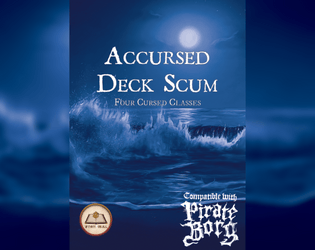 Accursed Deck Scum   - Four Cursed Classes for Pirate Borg 