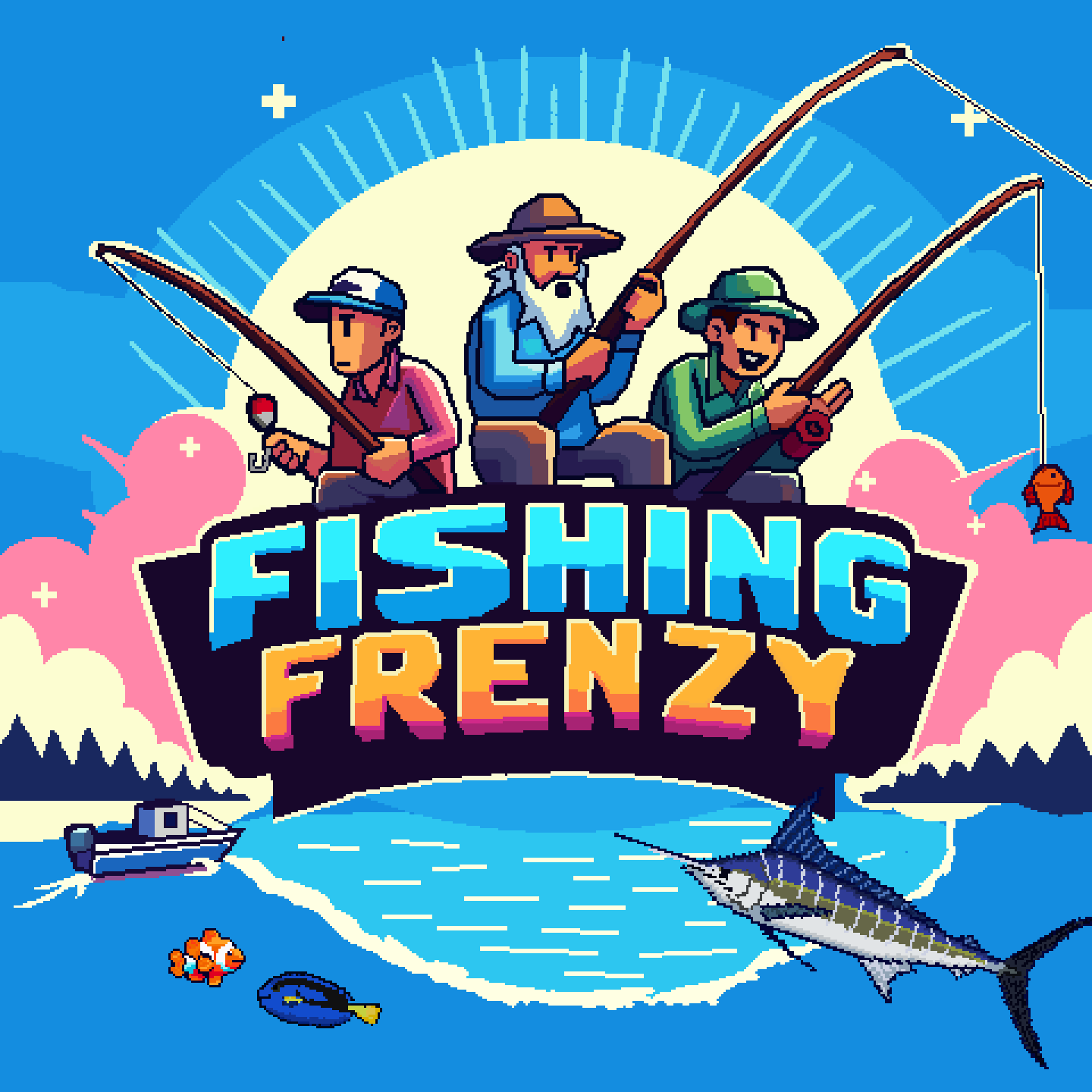 FISHING FRENZY by Van Dunks, ProgramKid1212 for Pixel Game Jam - 2024 ...