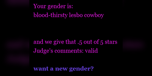 Cover image for Genderator