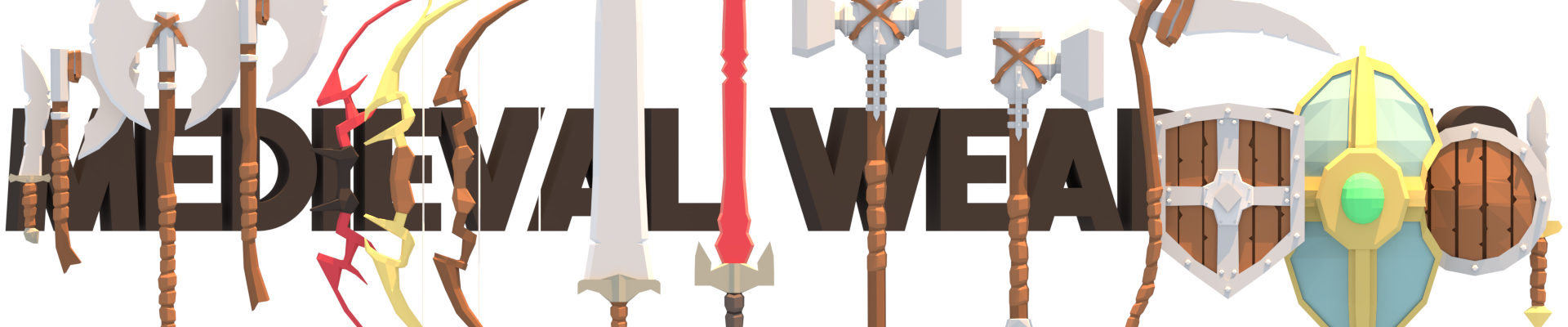 LowPoly Medieval Weapons