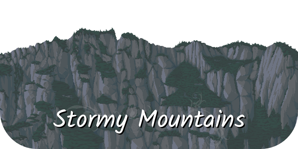Stormy Mountains - Parallax Background
