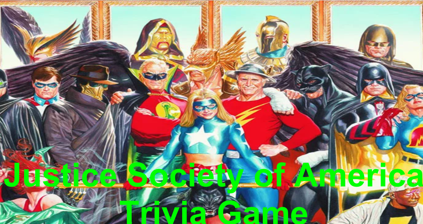Justice Society of America Trivia Game