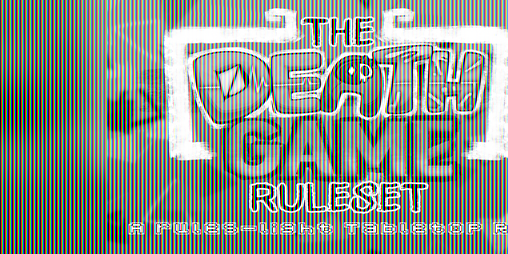 Cover image for The DEATH GAME Ruleset - A rules-light TTRPG