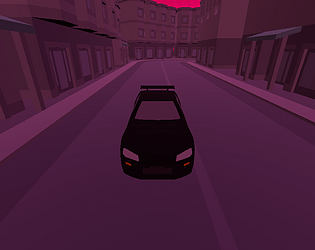 Vaporwave Driving Simulator