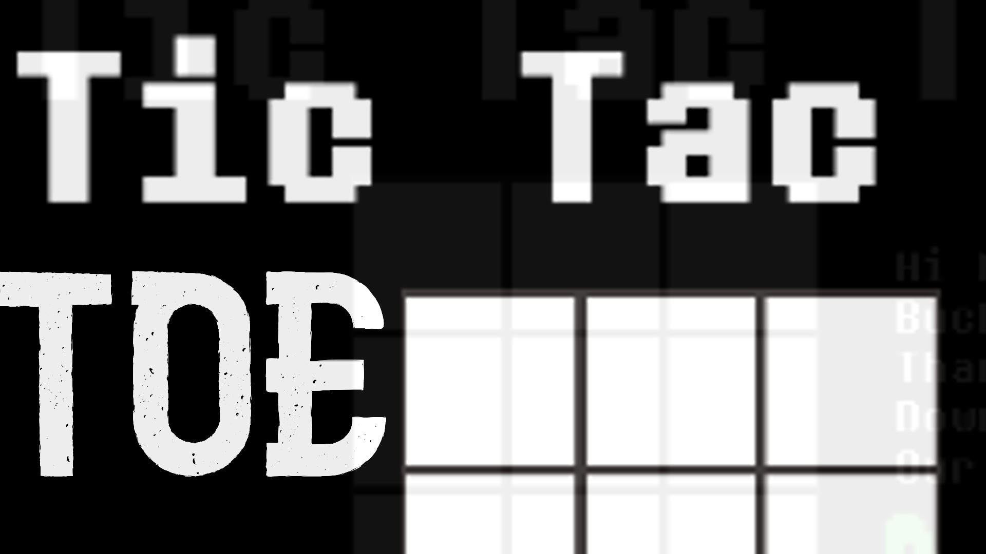 Tic Tac Toe (2 Player) Update 1 (Beta)
