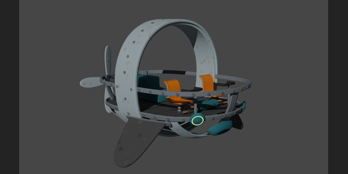 Cover image for Gup - F Submarine model ( Blender )