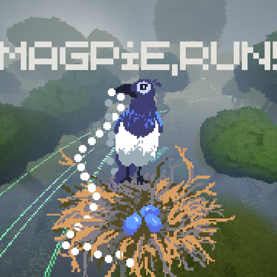 Cover image for Magpie, run!