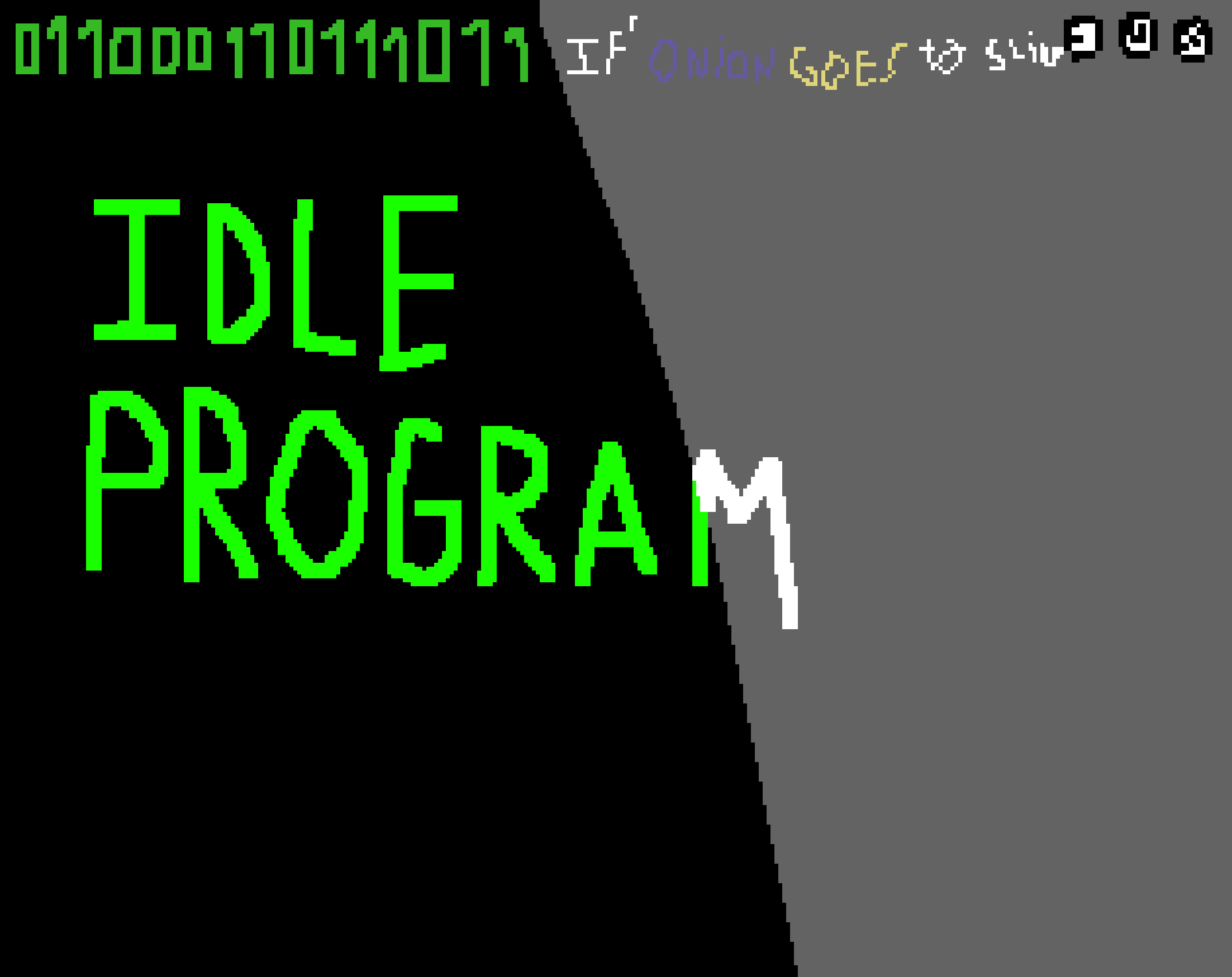 Idle Program by ReFired Games for PowerPoint Game Jam - May 2024 - itch.io