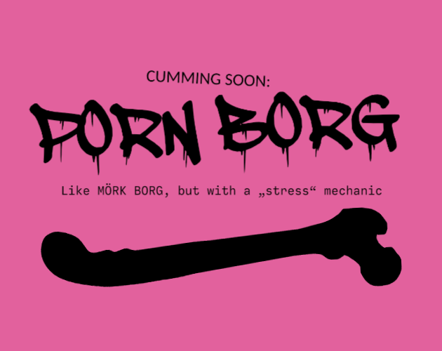 Cover image for PORN BORG & MÖRK PLUG (Mörk Borg)