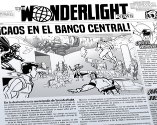 Wonderlight   - ¡Embárcate en una aventura retrofuturista como un superhéroe de la Edad Dorada de los cómics! 