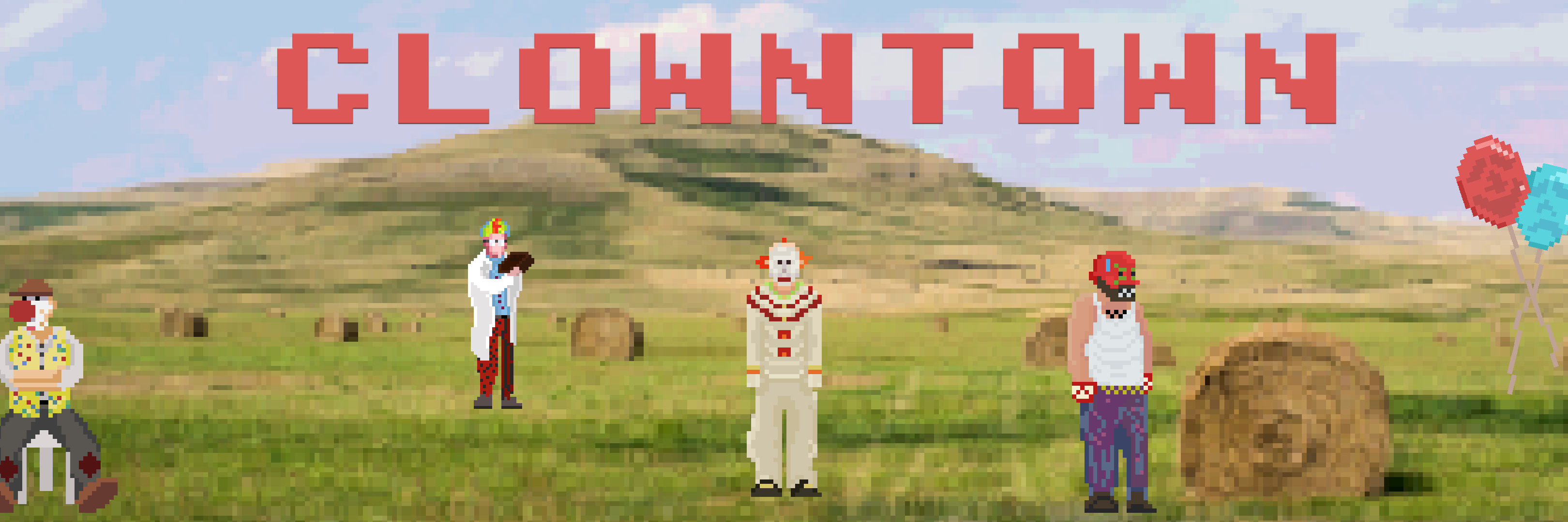 Background process showcase for CLOWNTOWN - Devlogs - itch.io