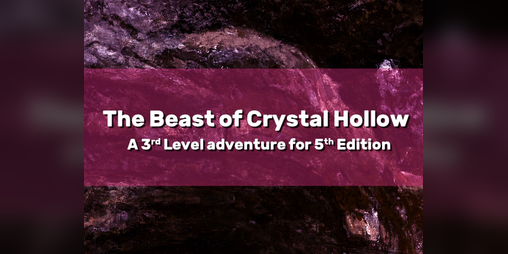 Cover image for The Beast of Crystal Hollow