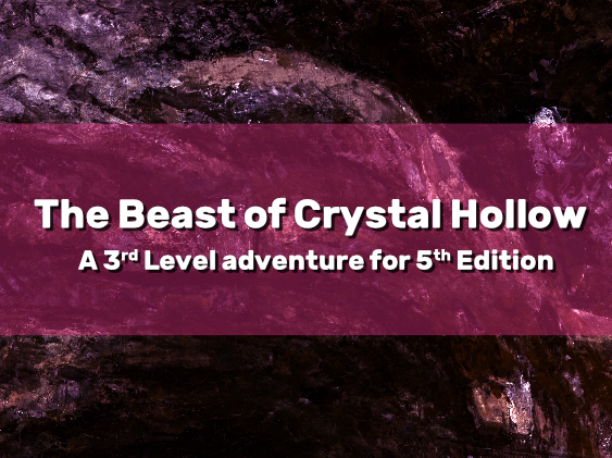 Cover image for The Beast of Crystal Hollow