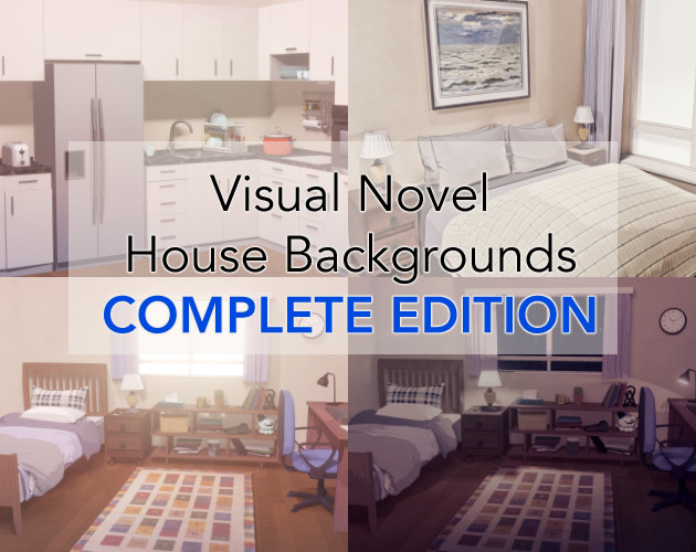 Hallway and outside shots! - Visual Novel House Backgrounds: Complete ...