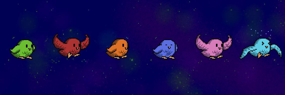 Pixel Bird Sprite Pack: Versatile Avian Animations for Games