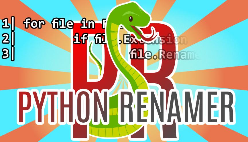 Python Renamer App for Windows