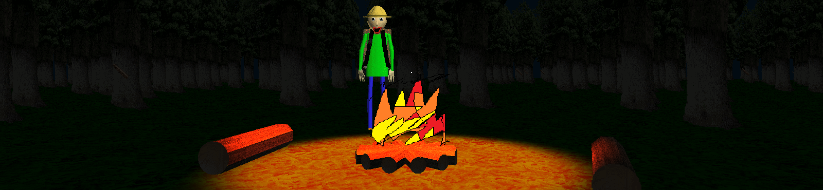 Baldi's Basics - Field Trip demo: Camping (archive)