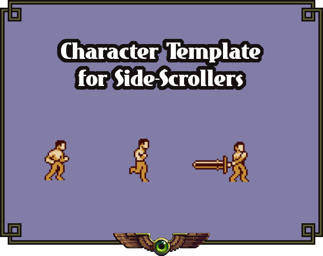 Pixel Side-Scroller Character Template by Thomas Feichtmeir 