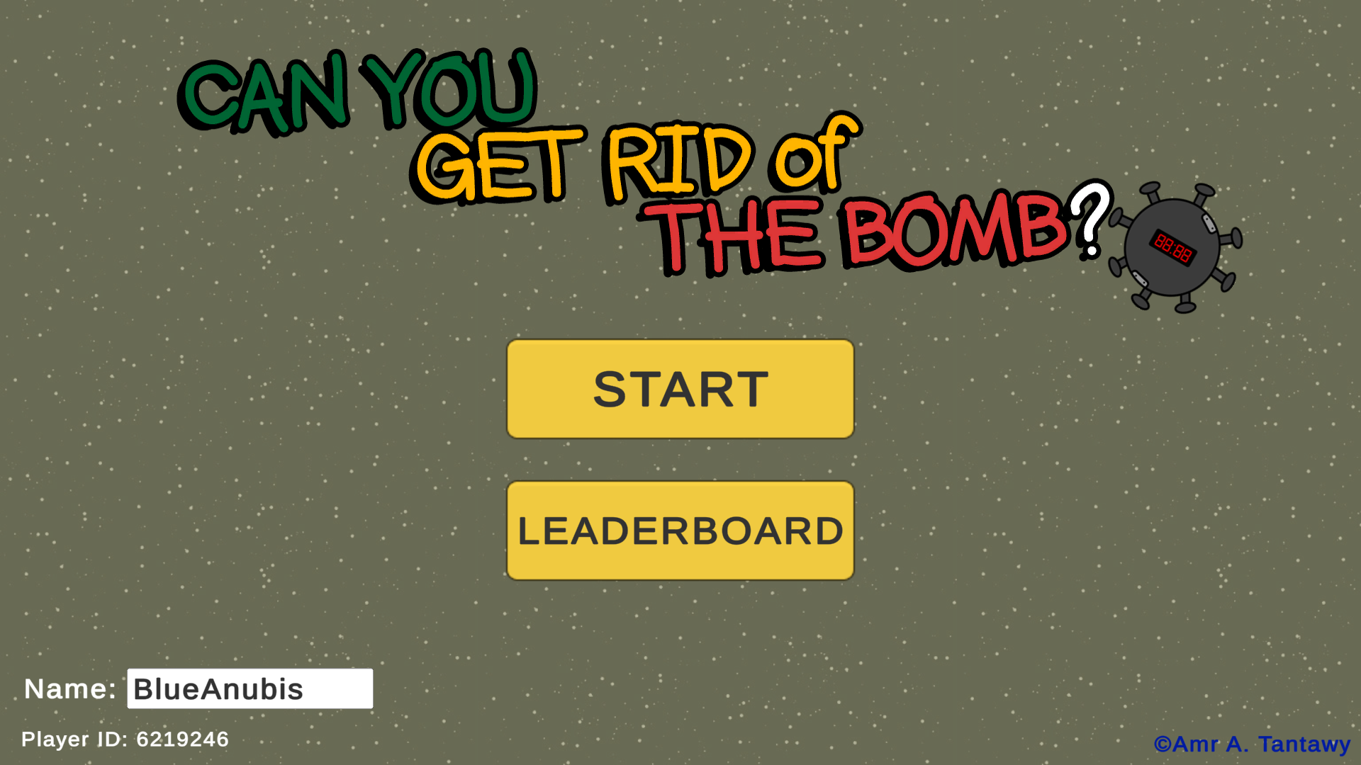 Can You Get Rid of The Bomb? by Amr A. Tantawy for SpeedJam 5 🏎️ itch.io
