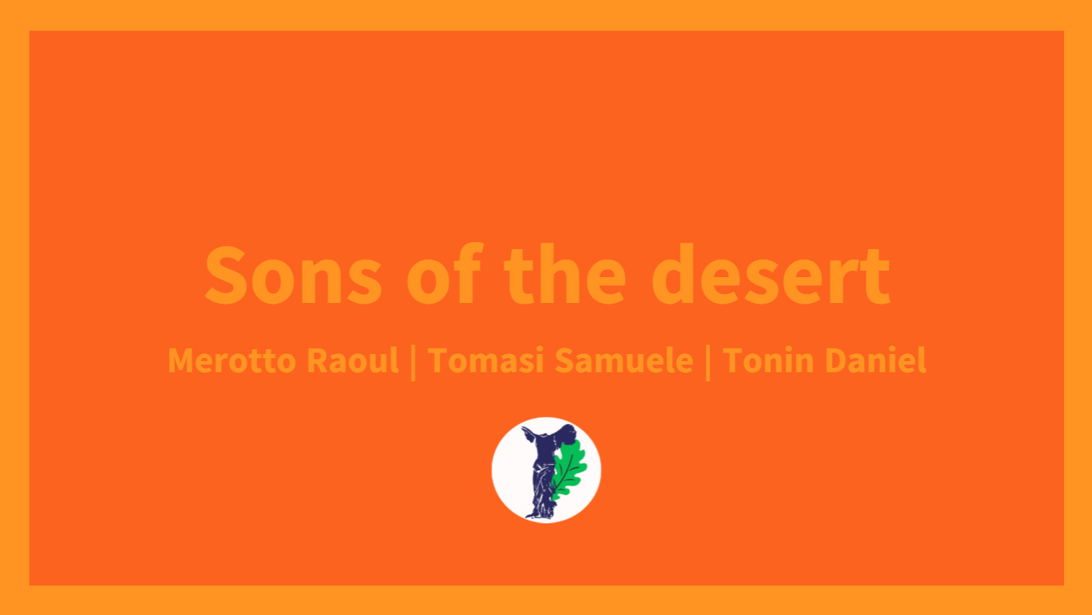 Cover image for Sons of the desert
