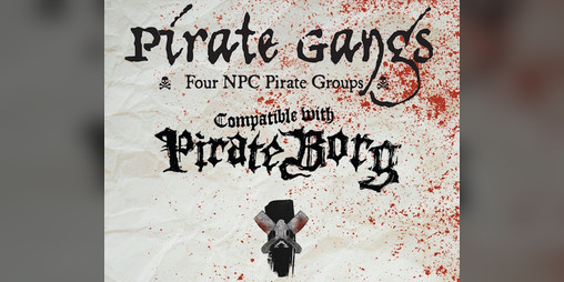 Cover image for Pirate Gangs - A Pirate Borg Supplement