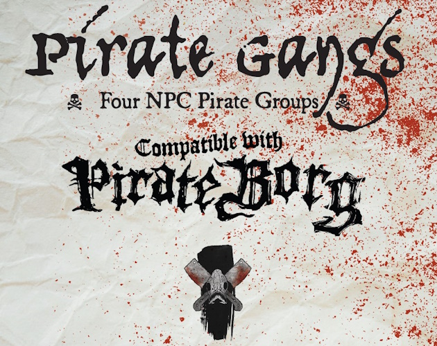 Cover image for Pirate Gangs - A Pirate Borg Supplement