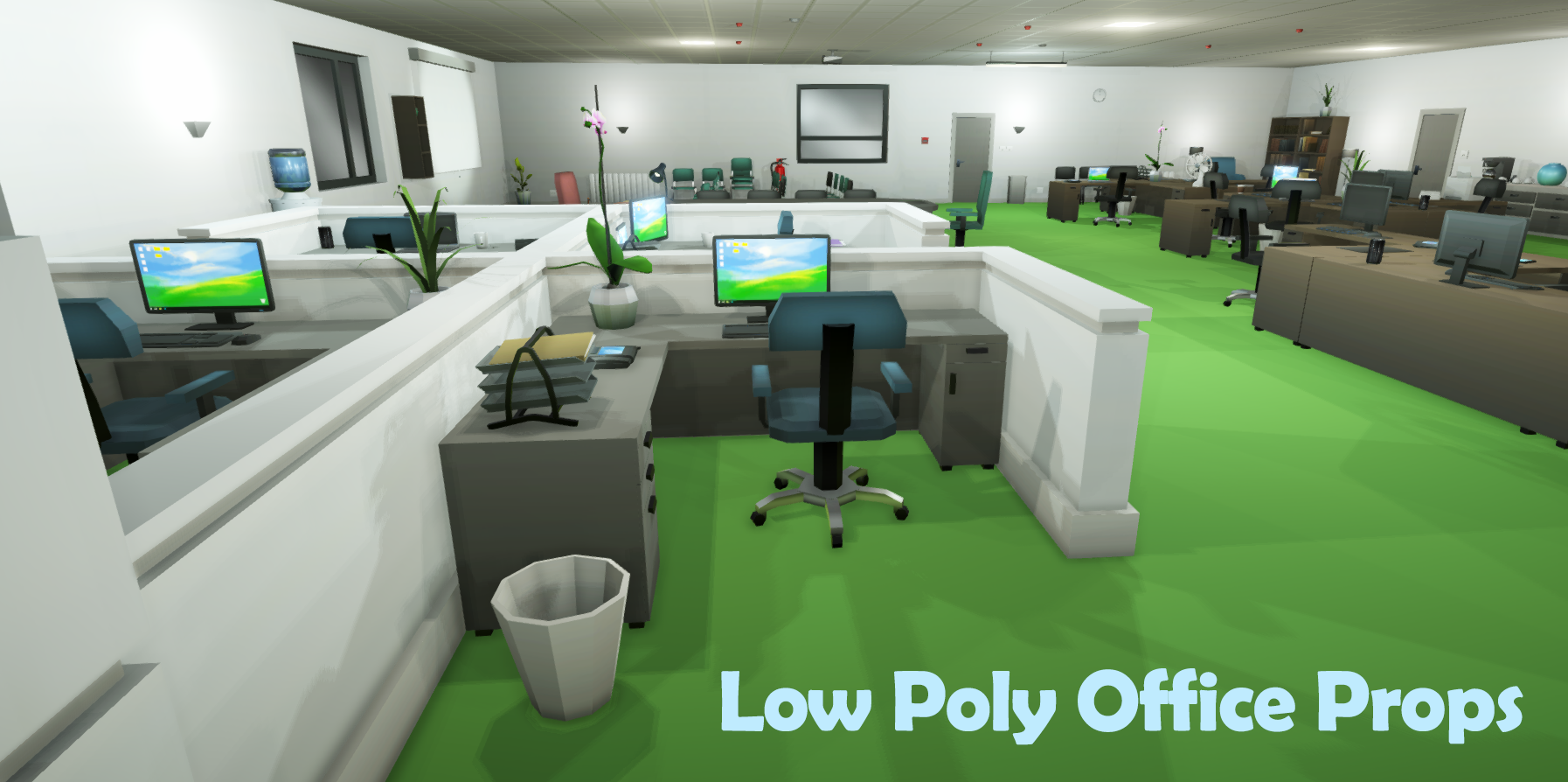 Low Poly Office Props by RRFreelance