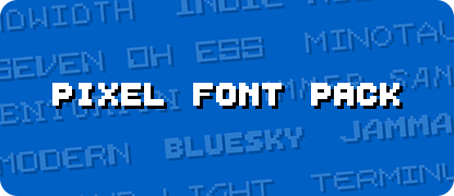 Pixel Font Pack Link Icon