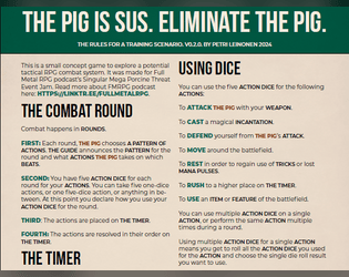 The pig is sus. Eliminate the pig  