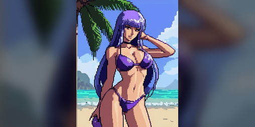 Cover image for Purple Bikini Test by AIkostVN