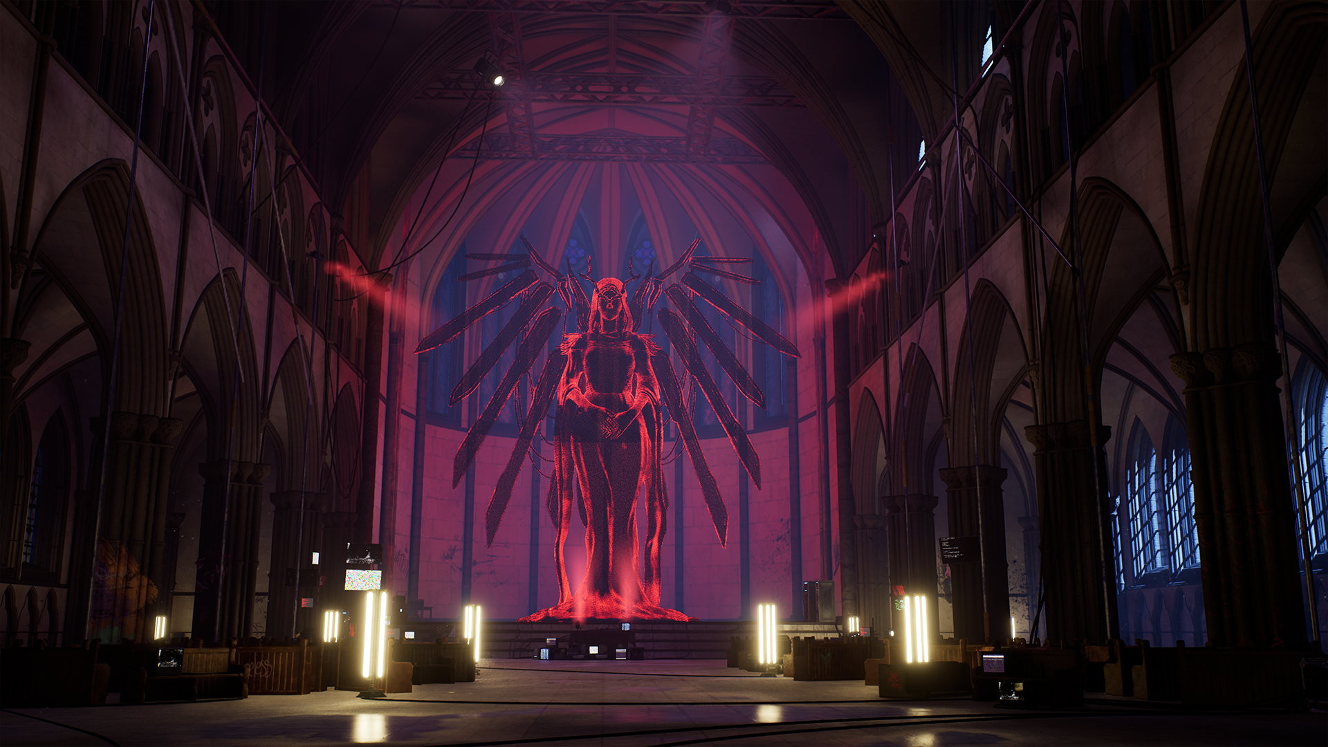 Cyberpunk Cathedral