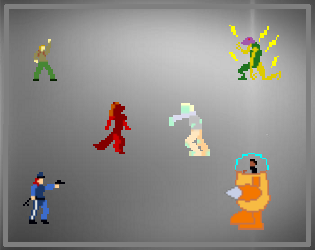 6 Free Spritesheets by aabicus