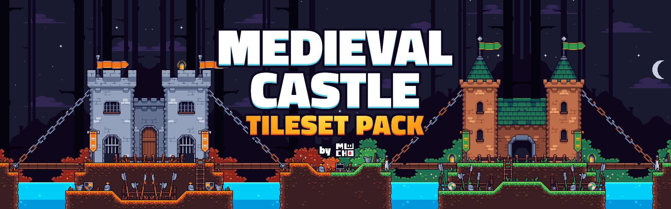 Medieval Castle Tileset Pack